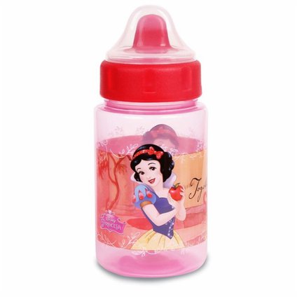 COPO COM VÁLVULA REDUTORA DE PINGOS BABY GO BRANCA DE NEVE VERMELHA 340ML