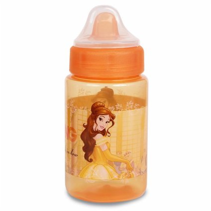 COPO COM VÁLVULA REDUTORA DE PINGOS BABY GO BELA LARANJA 340ML
