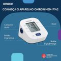 MONITOR DE PRESSÃO ARTERIAL DE BRAÇO OMRON HEM-7142