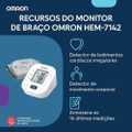 MONITOR DE PRESSÃO ARTERIAL DE BRAÇO OMRON HEM-7142