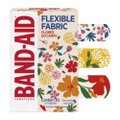 CURATIVOS BAND-AID FLEXIBLE FABRIC FLORES DO CAMPO 30 UNIDADES