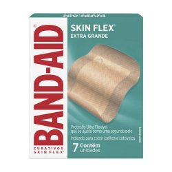 Curativos Band-aid Skin Flex Extra Grande 7 Unidades