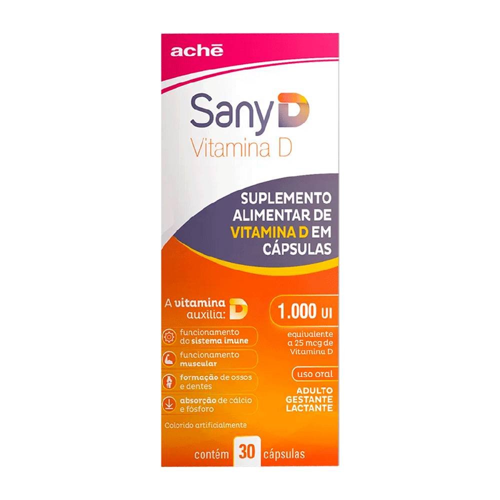 Vitamina D 1.000ui Sany D 30 Cápsulas