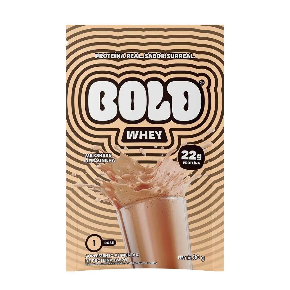 Whey Protein Bold Milkshake De Baunilha 30g