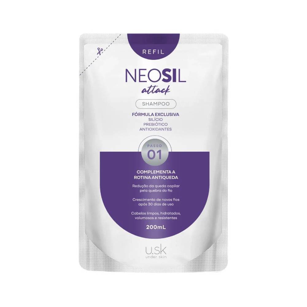 Shampoo Neosil Attack Antiqueda Refil 200ml