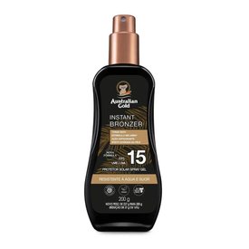 PROTETOR SOLAR CORPORAL AUSTRALIAN GOLD SPRAY GEL INSTANT BRONZER FPS15 200G