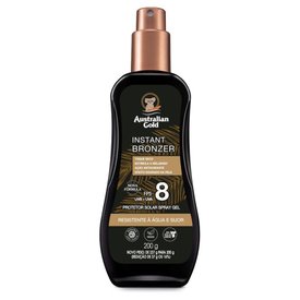 PROTETOR SOLAR CORPORAL AUSTRALIAN GOLD SPRAY GEL INSTANT BRONZER FPS8 200G