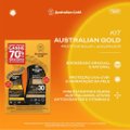 KIT AUSTRALIAN GOLD PROTETOR SOLAR CORPORAL SPRAY GEL INSTANT BRONZER FPS30 200G + ACELERADOR 120G