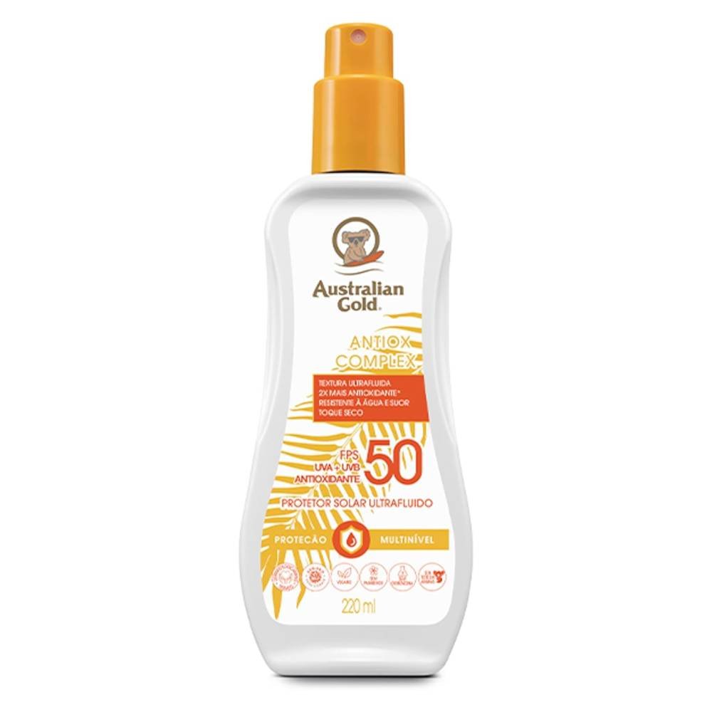 Protetor Solar Corporal Australian Gold Antiox Fps50 200ml