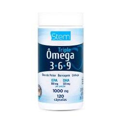 Omega 3-6-9 Stem 1000mg Com 120 Cápsulas