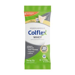 Suplemento Alimentar Colflex Whey Baunilha 27g