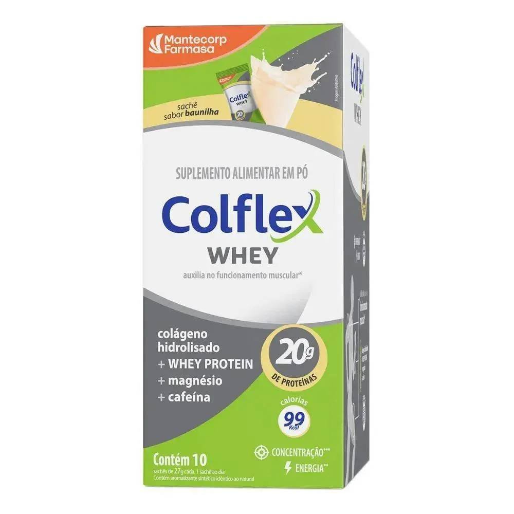Whey Protein Colflex Baunilha 10x27g