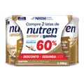 KIT COMPLEMENTO ALIMENTAR NUTREN SENIOR BAUNILHA 2 UNIDADES 740G CADA