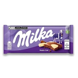 CHOCOLATE EM BARRA MILKA HAPPY COWS 90G