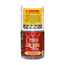 ÓLEO FORTALECEDOR DE UNHAS TOP BEAUTY SOS UNHAS O CRAVO SALVOU A ROSA 7ML