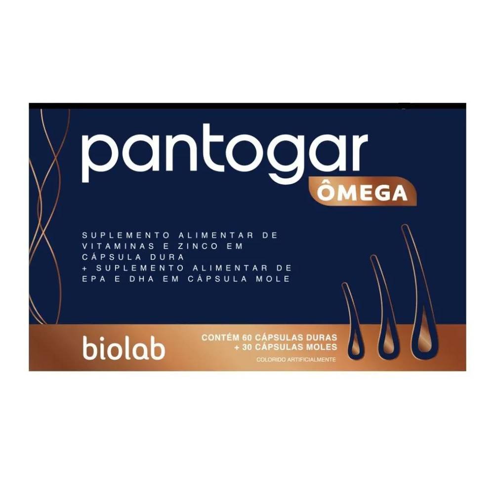 Pantogar Ômega 90 Cápsulas