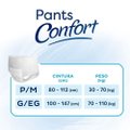 ROUPA ÍNTIMA TENA PANTS CONFORT P/M LEVE 24 PAGUE 21 UNIDADES