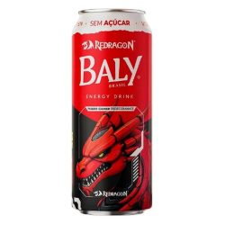 Energético Baly Gamer Morango E Pêssego Sem Açúcar 473ml