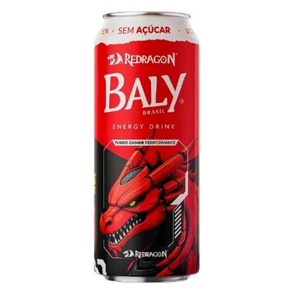 ENERGÉTICO BALY GAMER MORANGO E PÊSSEGO SEM AÇÚCAR 473ML