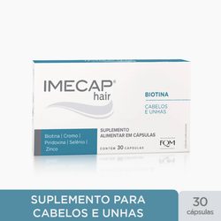 Kit Leve 3 Pague 2 Imecap Hair C/ 30 Cap, R$ (32,66 Rs Sp/ 31,99 Sc/ 30,99 Pr) Cada No Pack