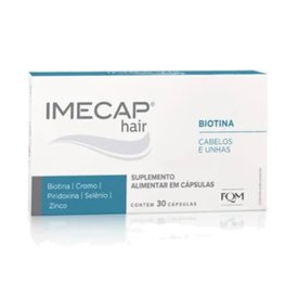 IMECAP HAIR VITAMINAS PARA CABELOS E UNHAS COM BIOTINA 30 CÁPSULAS