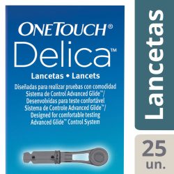 Lancetas Onetouch Delica Select Com 25 Unidades