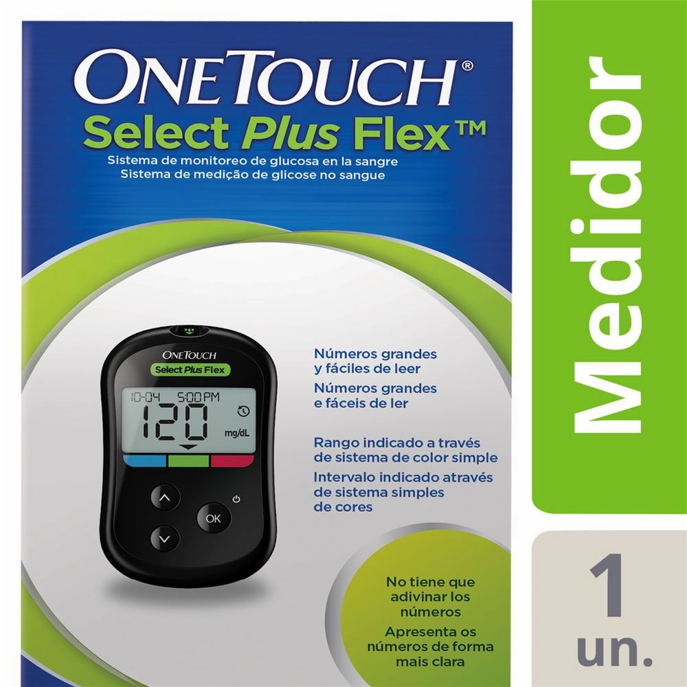 Kit Medidor Glicose One touch Select Plus Flex