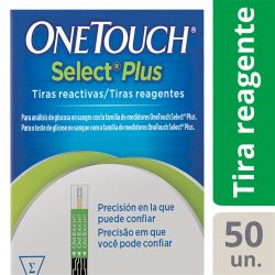 Tiras Reagentes Onetouch Select Plus Com 50 Unidades