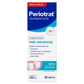 PERIOTRAT SOLUÇÃO BUCAL SABOR MENTA SEM ALCOOL 250ML