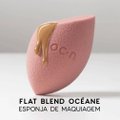 ESPONJA PARA MAQUIAGEM OCÉANE FLAT BLEND NUDE ESCURO 1 UNIDADE