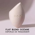 ESPONJA PARA MAQUIAGEM OCÉANE FLAT BLEND ROSA 1 UNIDADE