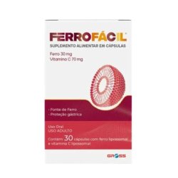 Suplemento Alimentar Ferro Fácil Gross 30 Cápsulas