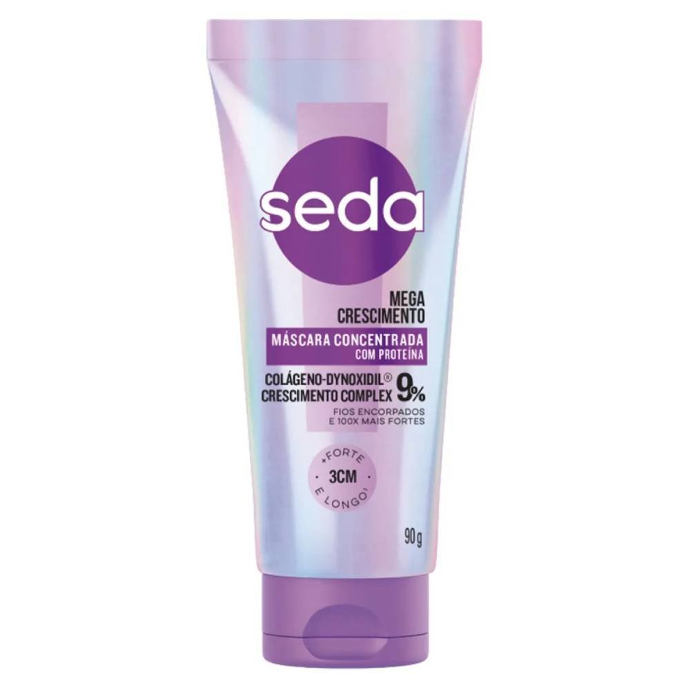 Máscara De Tratamento Capilar Seda Mega Crescimento 90g