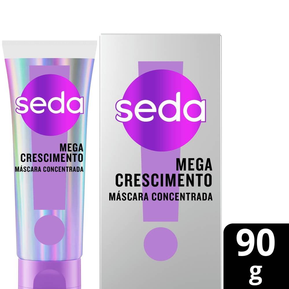 Máscara De Tratamento Capilar Seda Mega Crescimento 90g