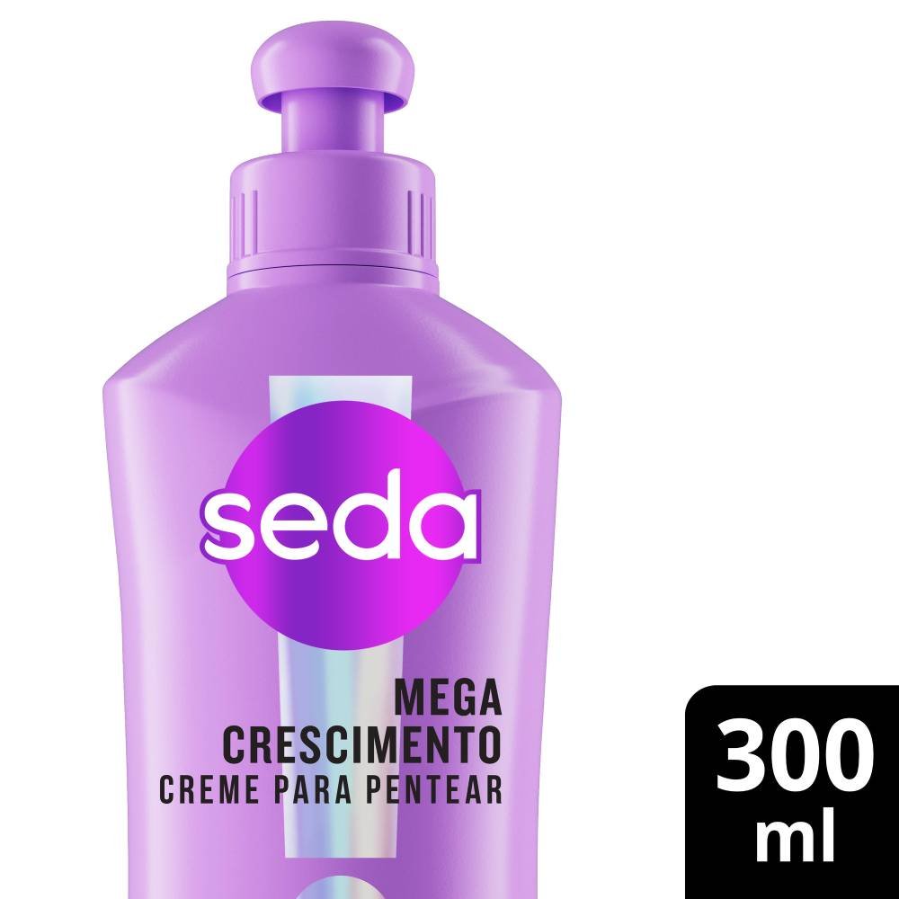 Creme Para Pentear Seda Mega Crescimento 300ml