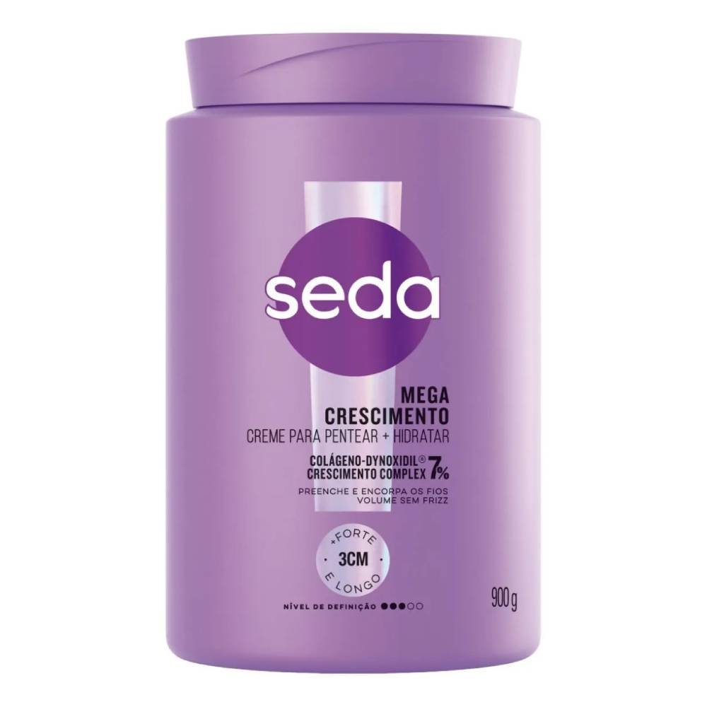 Creme Para Pentear Seda Mega Crescimento 900g