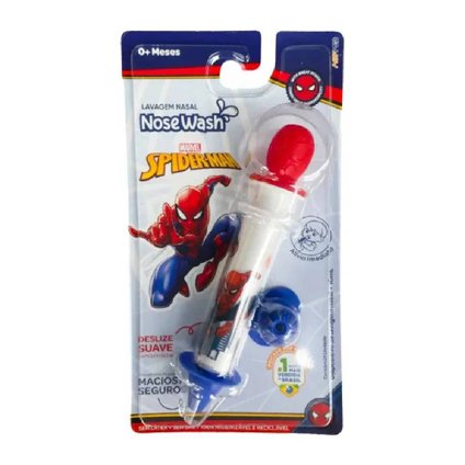 SERINGA PARA LAVAGEM NASAL NOSEWASH SPIDER-MAN 10ML