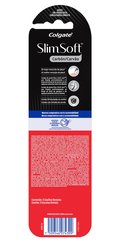 KIT ESCOVA DENTAL COLGATE SLIM SOFT CARVÃO 3 UNIDADES