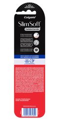 KIT ESCOVA DENTAL COLGATE SLIM SOFT CARVÃO 3 UNIDADES