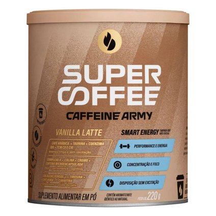 SUPERCOFFEE CAFFEINE ARMY VANILLA LATTE 220G