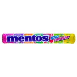 Bala Mentos Stick Rainbow 37,5g