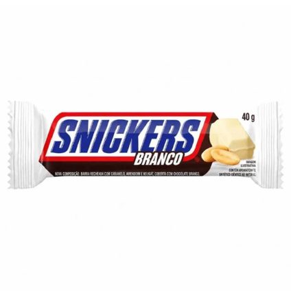 CHOCOLATE SNICKERS BRANCO 40G