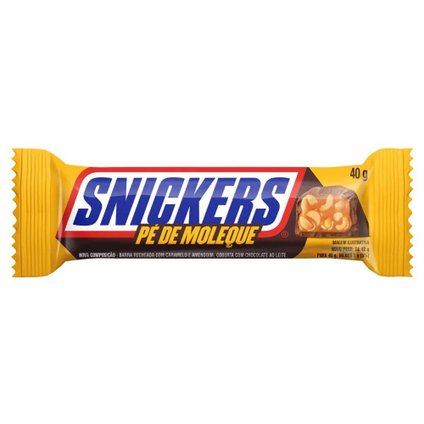 CHOCOLATE SNICKERS PÉ DE MOLEQUE 40G