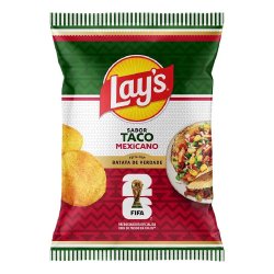 Salgadinho Elma Chips Lays Copa Do Mundo Taco 62g