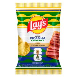 Salgadinho Elma Chips Lays Copa Do Mundo Picanha 62g