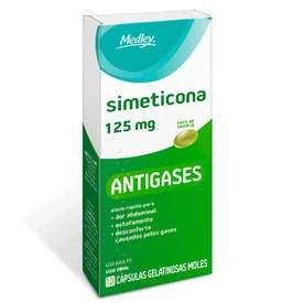 SIMETICONA 125MG 10 CÁPSULAS GELATINOSAS MEDLEY GENÉRICO C