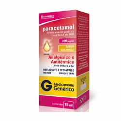 Paracetamol 200mg/ml 15ml Biosintetica Genérico G