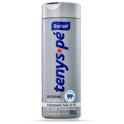 Talco Para Pés Pó Tenys Pé Sem Perfume 100g