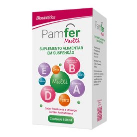 PAMFER MULTI FRAMBOESA E MORANGO 150ML