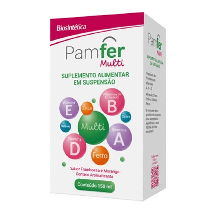 PAMFER MULTI FRAMBOESA E MORANGO 150ML